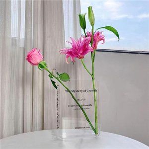 Book Vase for Flowers Aesthetic Room Decor, Artistic and Cultural Flavor Unique